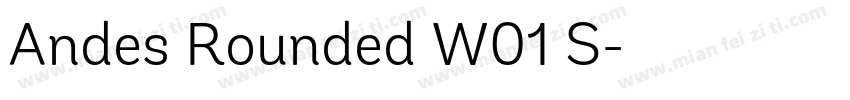 Andes Rounded W01 S字体转换